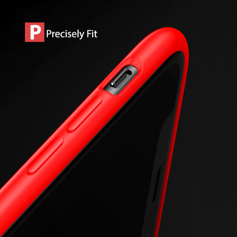 Silicone Slim Case Soft Cover Lightweight Matt For Apple iPhone X