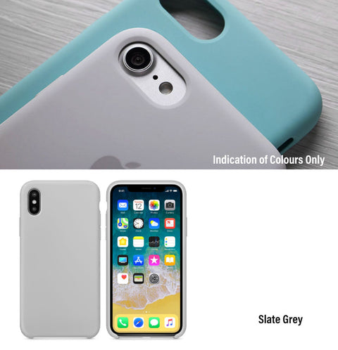 Silicone Slim Case Soft Cover Lightweight Matt For Apple iPhone X