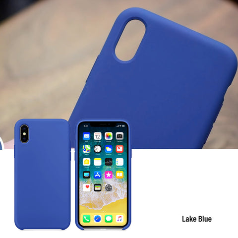 Silicone Slim Case Soft Cover Lightweight Matt For Apple iPhone X