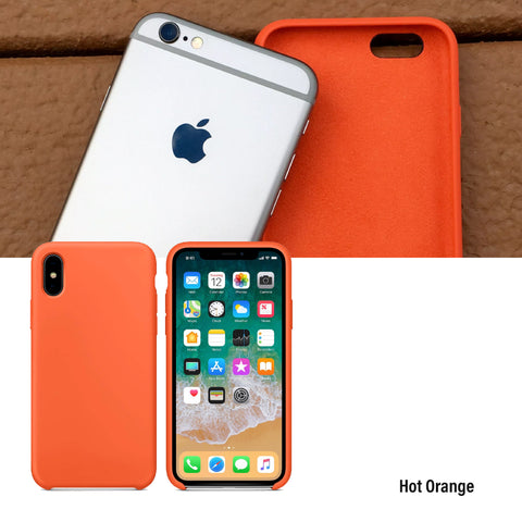 Silicone Slim Case Soft Cover Lightweight Matt For Apple iPhone X