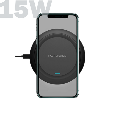 Qi Wireless Charger Fast Charging Pad For iPhone 13 12 11 Max Pro Samsung 15W