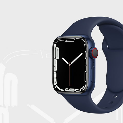 Compatible for Apple Watch Band 38mm 40mm 42mm 44mm 45mm Soft Silicone Sport Strap