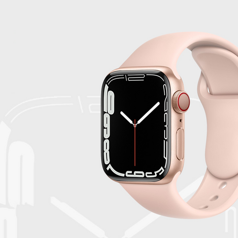 Compatible for Apple Watch Band 38mm 40mm 42mm 44mm 45mm Soft Silicone Sport Strap