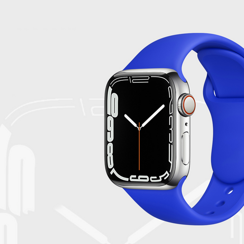 Compatible for Apple Watch Band 38mm 40mm 42mm 44mm 45mm Soft Silicone Sport Strap